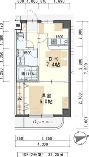 メープルⅠの間取り画像