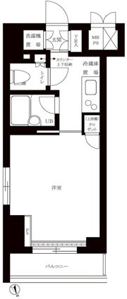 ルーブル学芸大学参番館の間取り画像