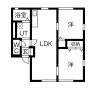 ヴィラ相生Aの間取り画像