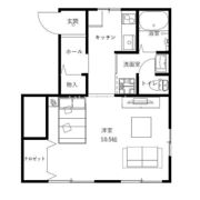 コーポロータスA棟の間取り画像