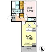 GRAND D-ROOM渚の間取り画像