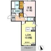 GRAND D-ROOM渚の間取り画像