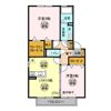 ハピネス A・Bの間取り画像
