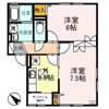 アイビースクエアー Bの間取り画像