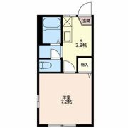 フレグランスand you Aの間取り画像