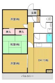 カトルセゾンの間取り画像