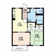 フレグランス伊勢原の間取り画像