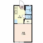 石神ハイツAの間取り画像