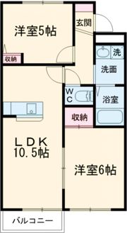 アルテミスAの間取り画像