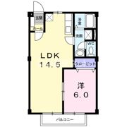コーポ幸Bの間取り画像