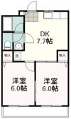 パレオ8番館の間取り画像