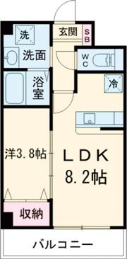 メルベーユ丸の内の間取り画像