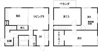 八本松House2の間取り画像