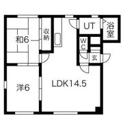 長橋コーポE棟の間取り画像