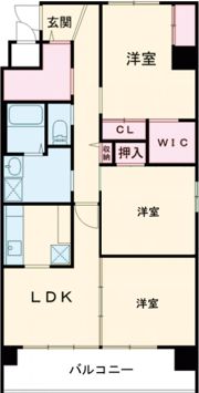リバーズマンション築捨IIIの間取り画像