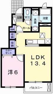 クラール坂上の間取り画像