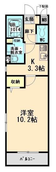 シャトーヴェールの間取り画像