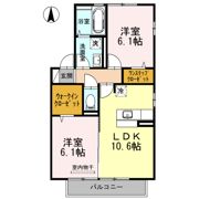 ソレイユ ドゥの間取り画像