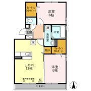 グランディオ A棟の間取り画像