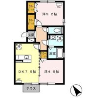 ルミエール須賀の間取り画像