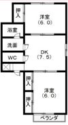 イエローハウス城西Aの間取り画像