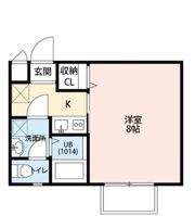 アムール シュシュⅡの間取り画像