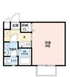 アムール シュシュⅡの間取り画像