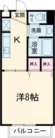 Surplus One榮山の間取り画像