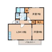 フォレストK D棟の間取り画像