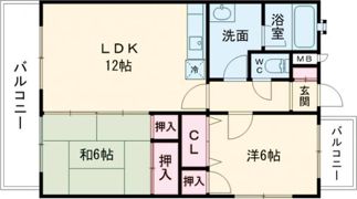 パルジュ鶴崎の間取り画像