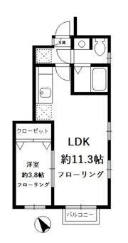 ホワイトアネックスの間取り画像