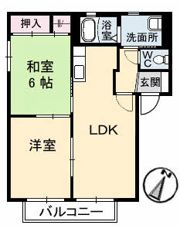 シャーメゾンK五番館の間取り画像