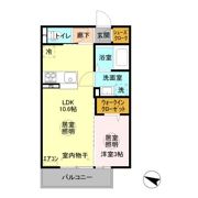 ヴィラ245の間取り画像