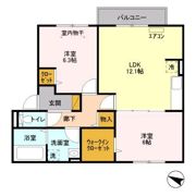 ステラ前ヶ崎の間取り画像