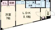 コーポクボの間取り画像
