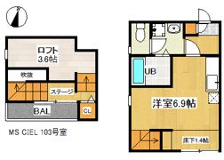 MAISONETIC CIELの間取り画像