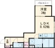 THE NOBLES 花畑駅前の間取り画像