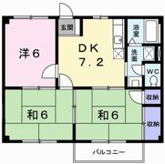 スカイコート21の間取り画像