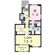 ブライト スクエアⅢ Aの間取り画像