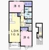 グランパール富里七栄 Ⅱの間取り画像