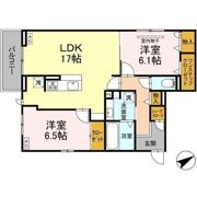 Rue加納本町の間取り画像