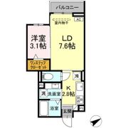Rue加納本町の間取り画像