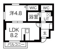 Sud Regione麻利山(スッドレジオーネマリヤマ)の間取り画像