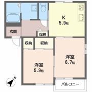 フォーレス緑が丘Aの間取り画像