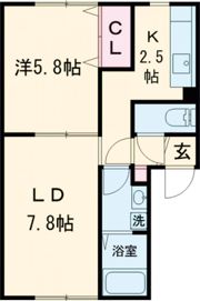 レモンハイツ山の手の間取り画像