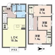 シャーメゾン嵐山の間取り画像