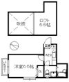 パレット六本松の間取り画像