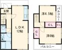高根貸家の間取り画像