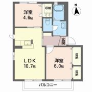 フォワード松本Cの間取り画像