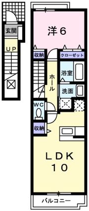 franc．K Ⅰの間取り画像